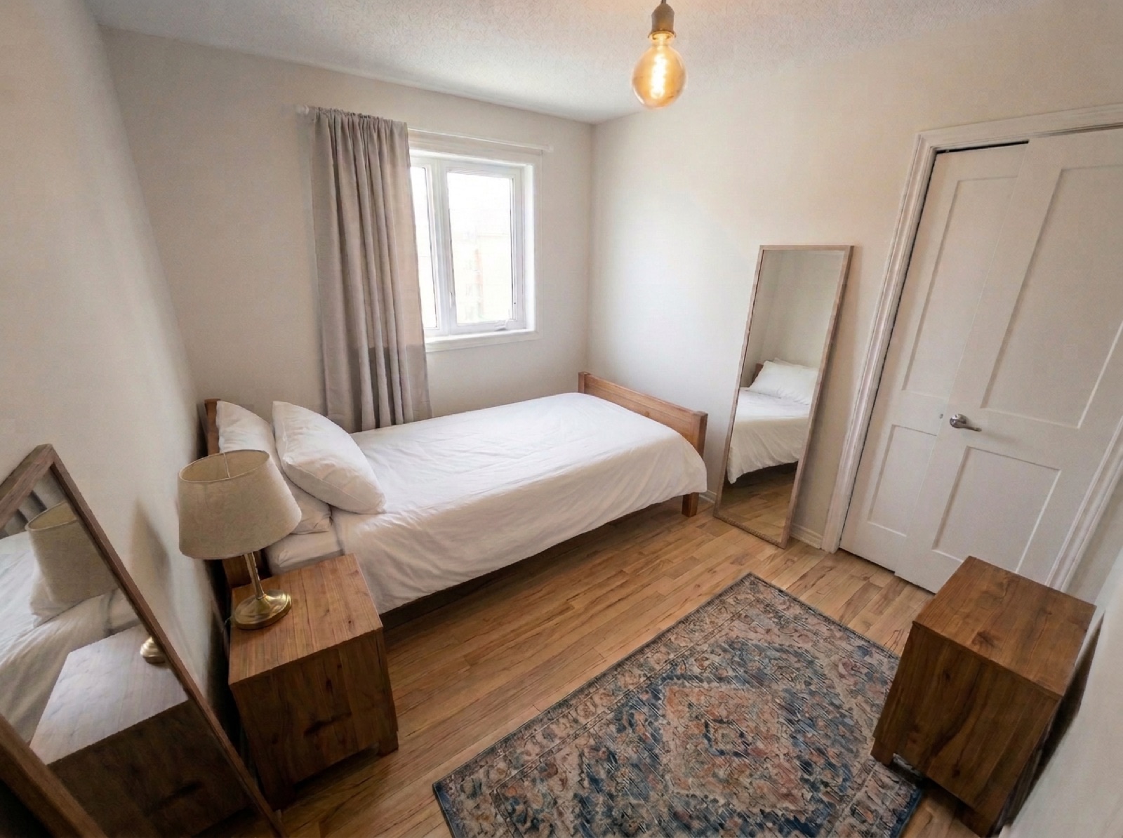 Bedroom before decluttering