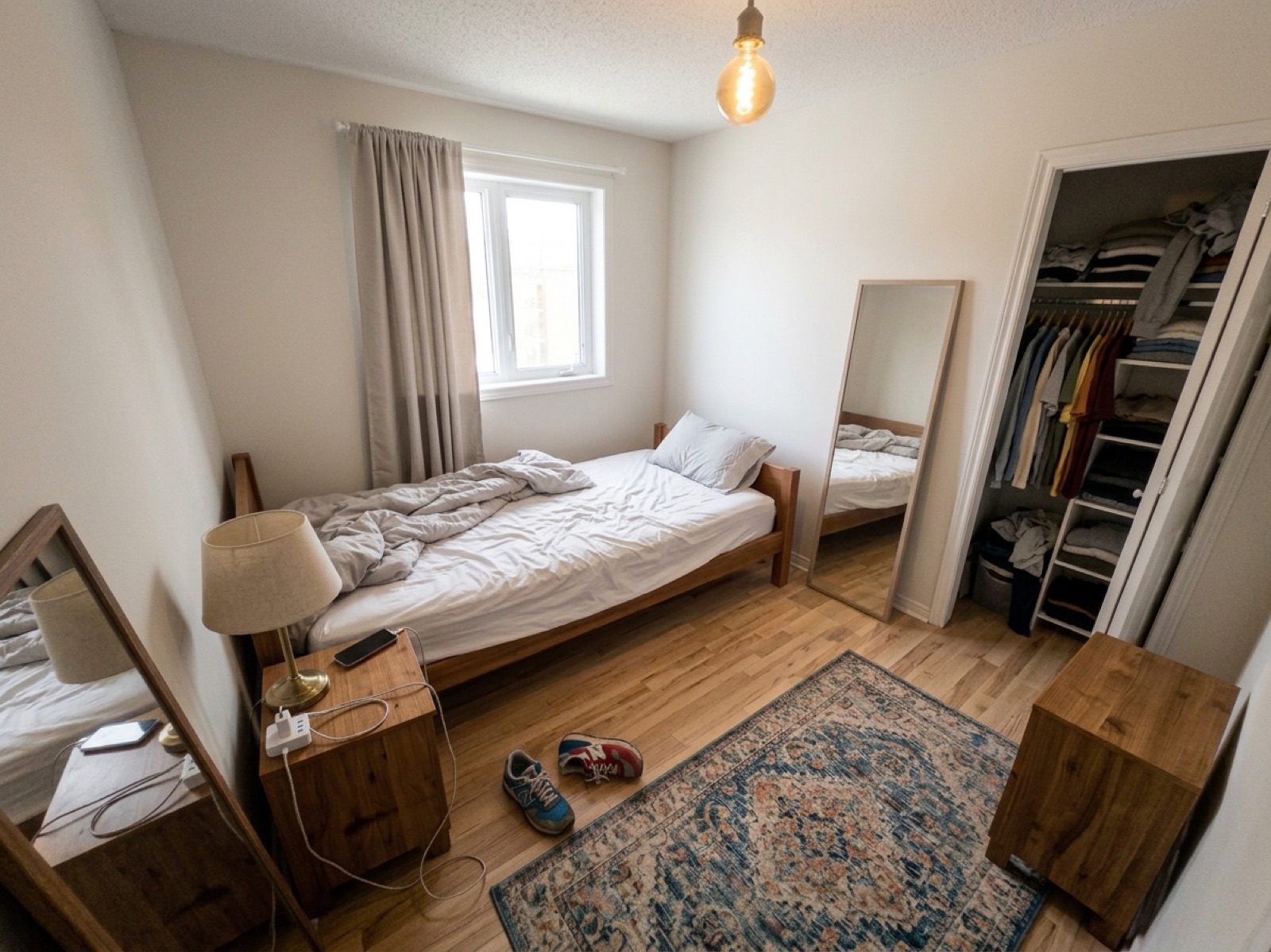 Bedroom after decluttering