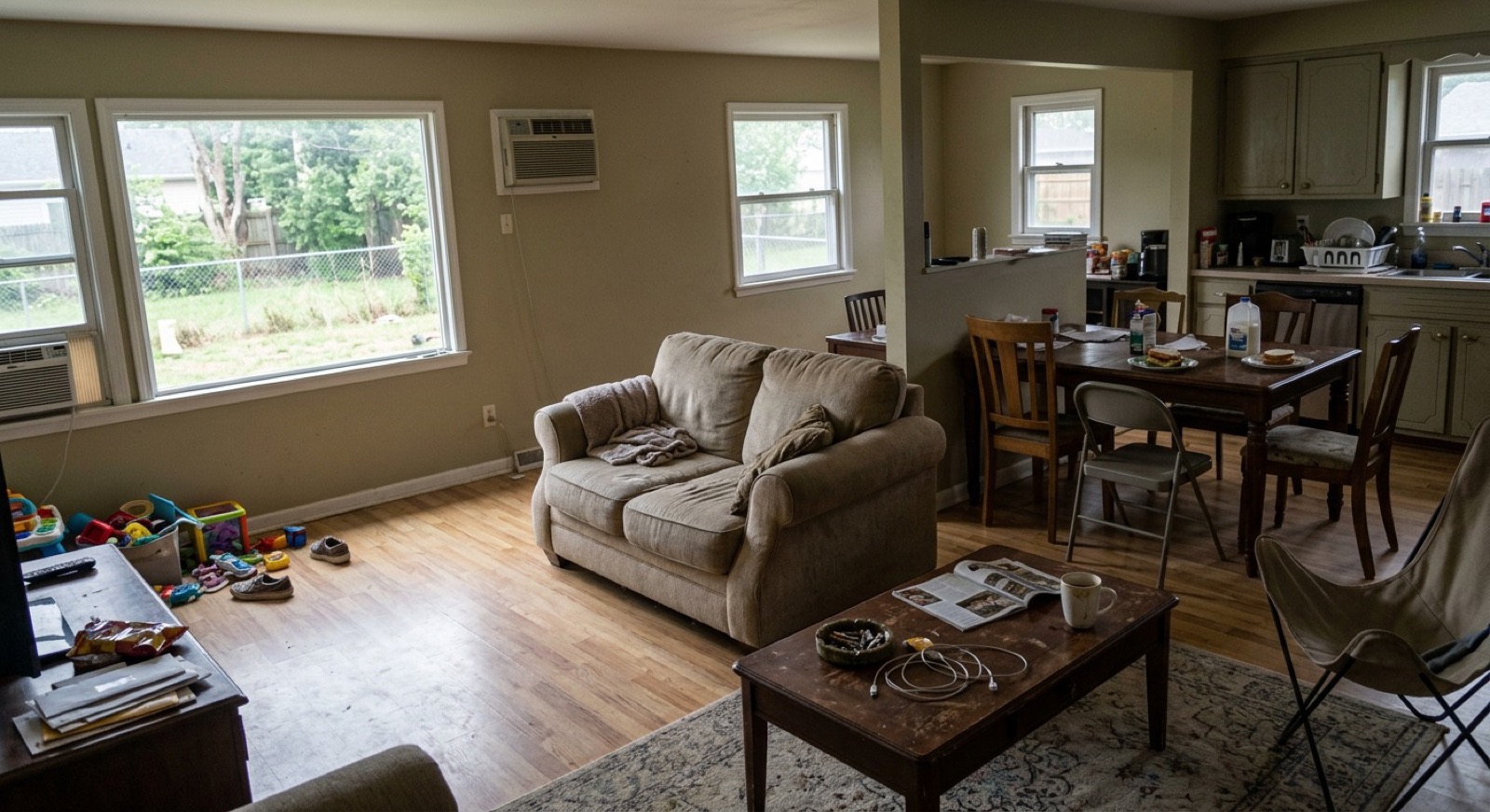 Living room after cleanup variation two